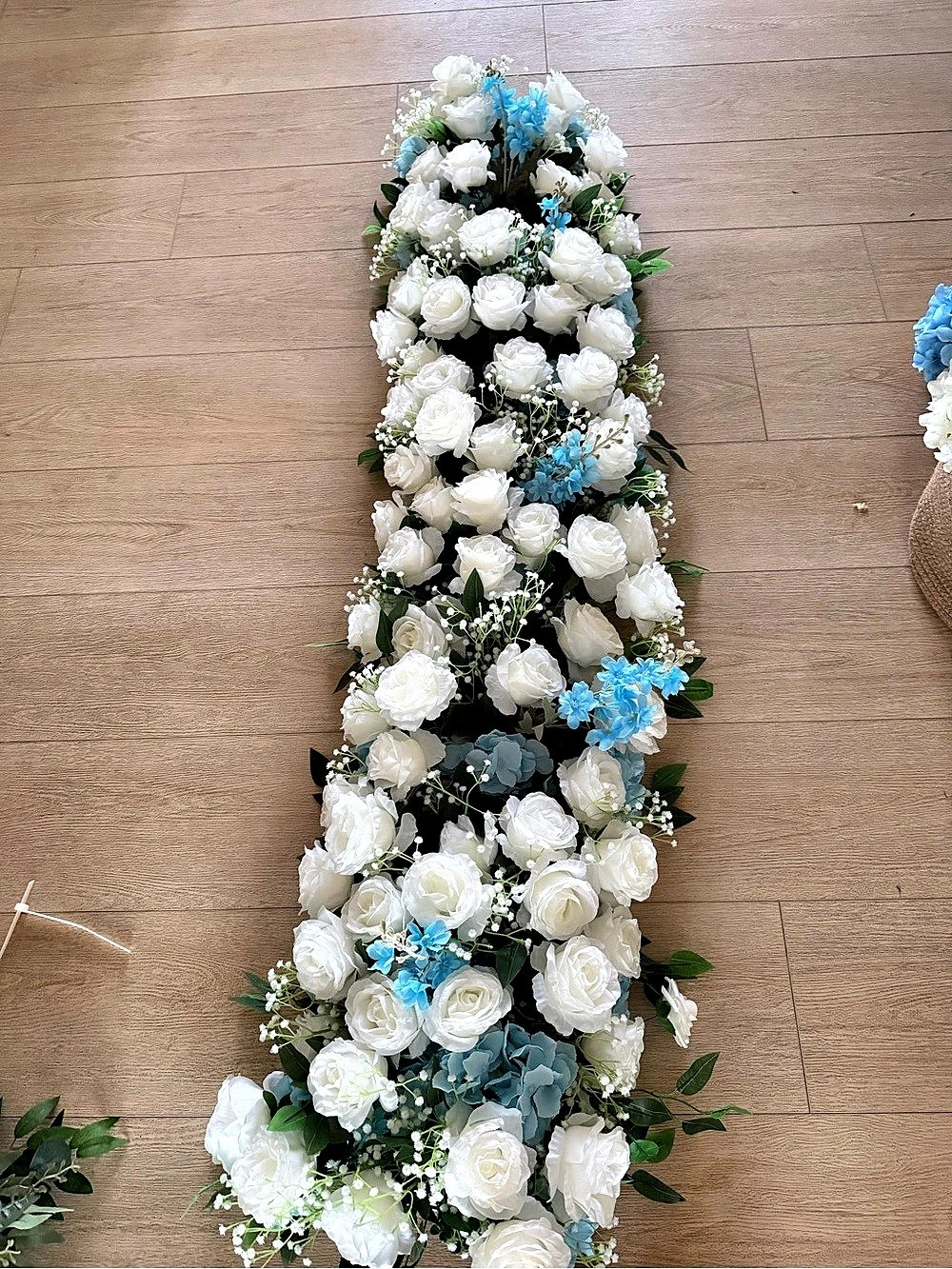 White & Blue Floral Arrangement